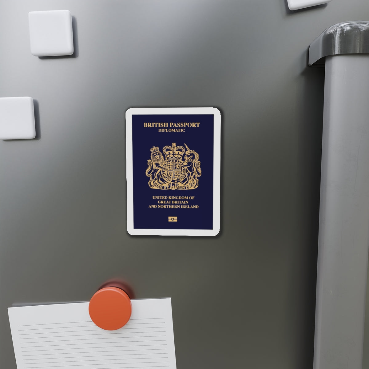 British Passport 2020 (Diplomatic) - Die-Cut Magnet-The Sticker Space