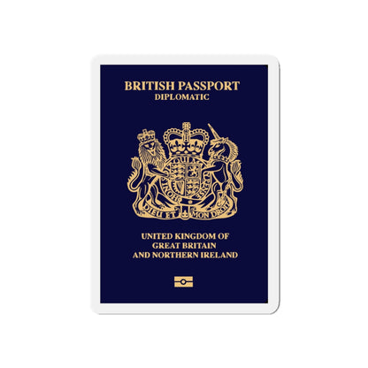 British Passport 2020 (Diplomatic) - Die-Cut Magnet-5" x 5"-The Sticker Space
