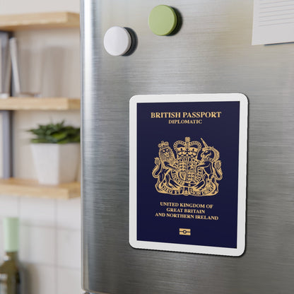 British Passport 2020 (Diplomatic) - Die-Cut Magnet-The Sticker Space
