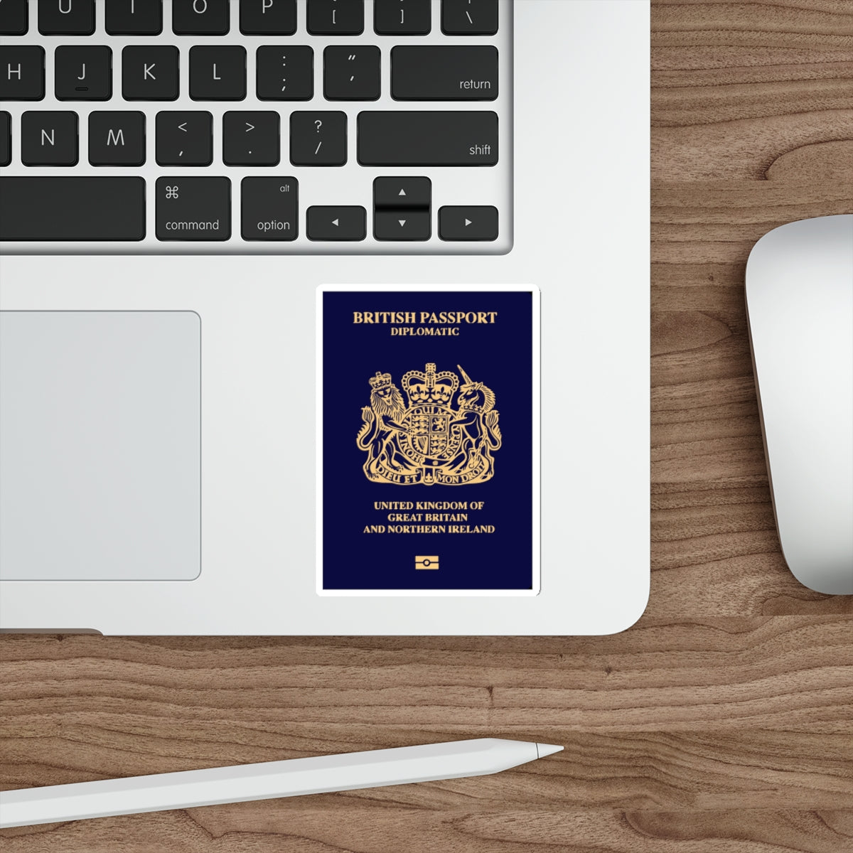 British Passport 2020 (Diplomatic) STICKER Vinyl Die-Cut Decal-The Sticker Space