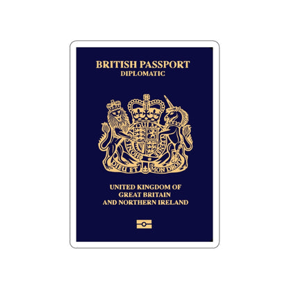 British Passport 2020 (Diplomatic) STICKER Vinyl Die-Cut Decal-White-The Sticker Space