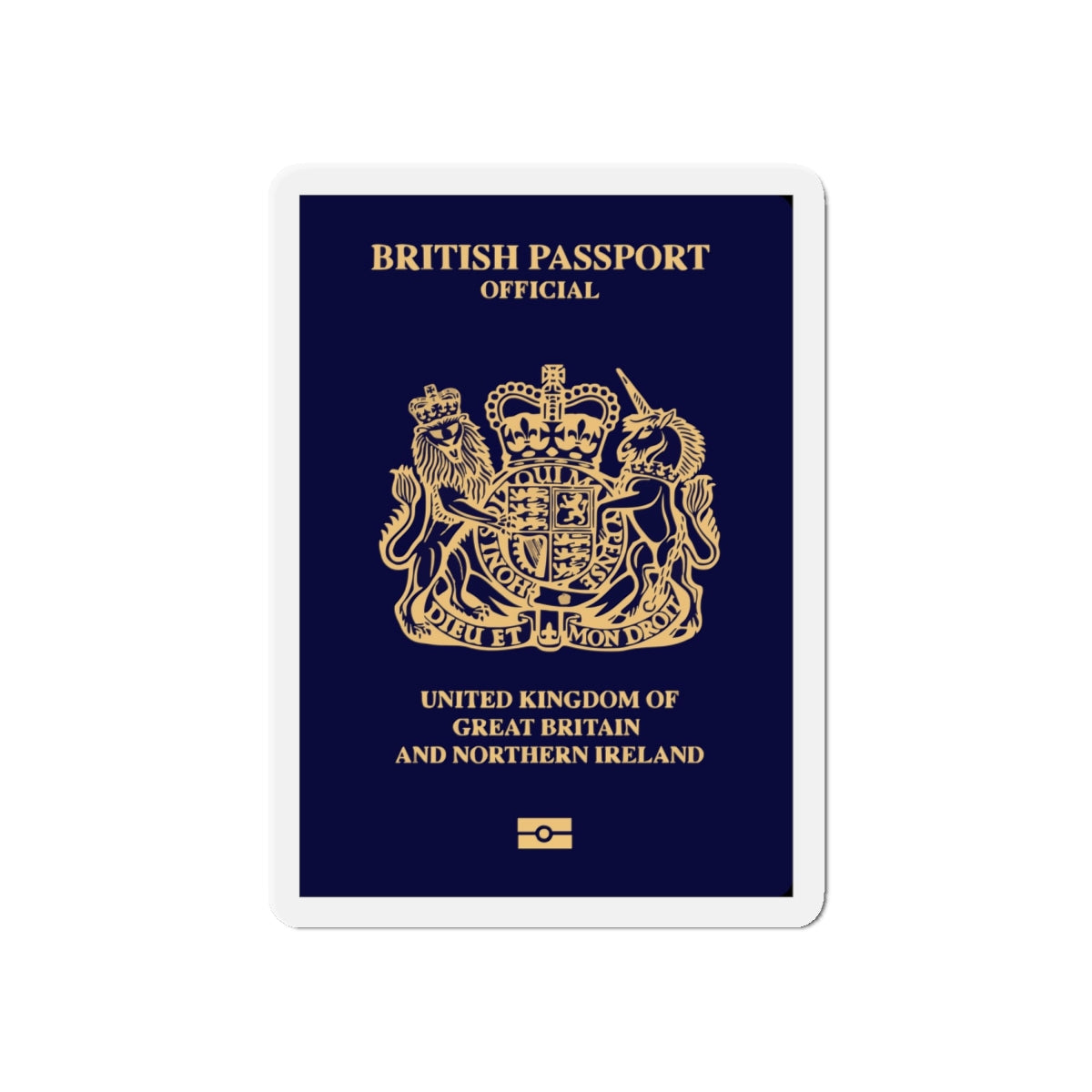 British Passport 2020 (Official) - Die-Cut Magnet-6 × 6"-The Sticker Space