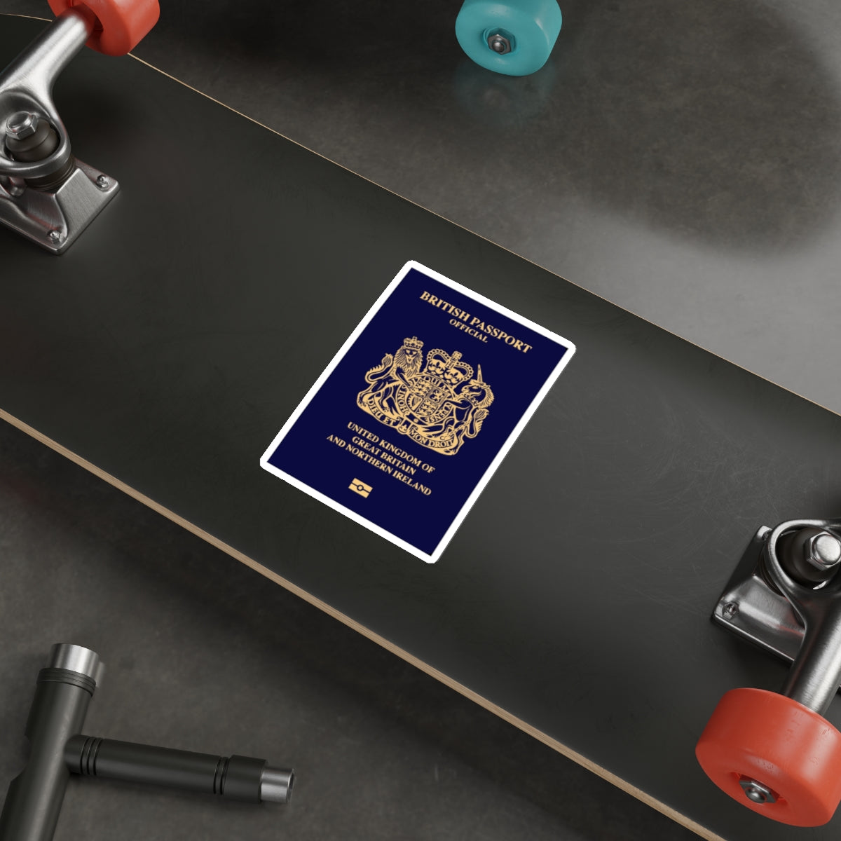 British Passport 2020 (Official) STICKER Vinyl Die-Cut Decal-The Sticker Space