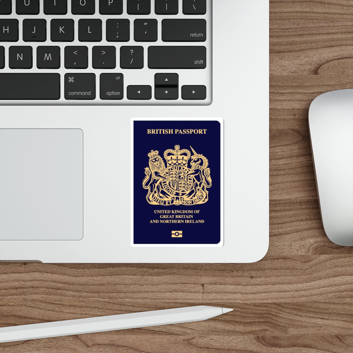 British Passport 2020 STICKER Vinyl Die-Cut Decal-The Sticker Space