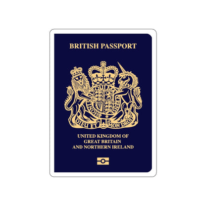 British Passport 2020 STICKER Vinyl Die-Cut Decal-White-The Sticker Space
