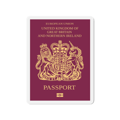 British Passport - Die-Cut Magnet-2" x 2"-The Sticker Space