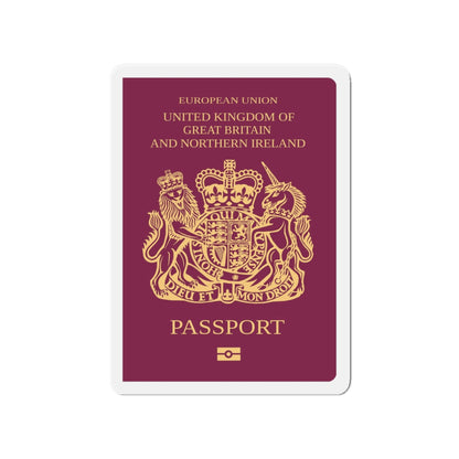 British Passport - Die-Cut Magnet-4" x 4"-The Sticker Space