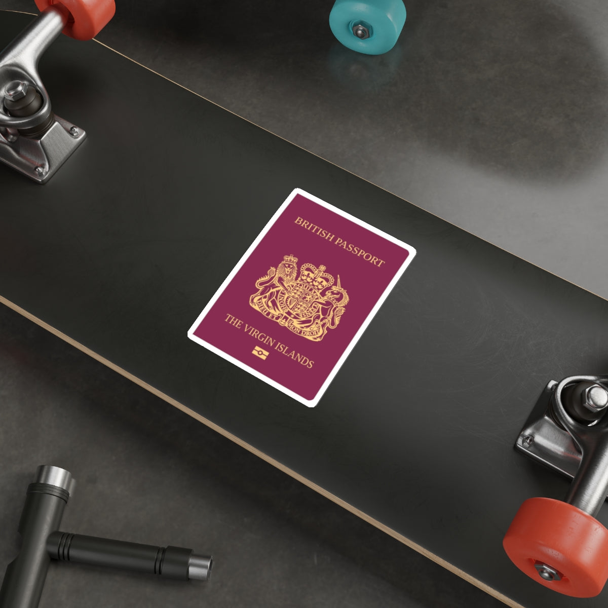 British Virgin Islands Passport STICKER Vinyl Die-Cut Decal-The Sticker Space
