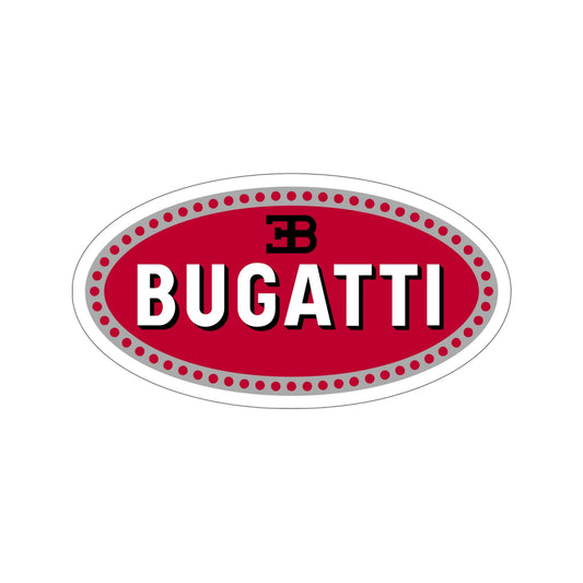 Bugatti Car Logo STICKER Vinyl Die-Cut Decal-6 Inch-The Sticker Space