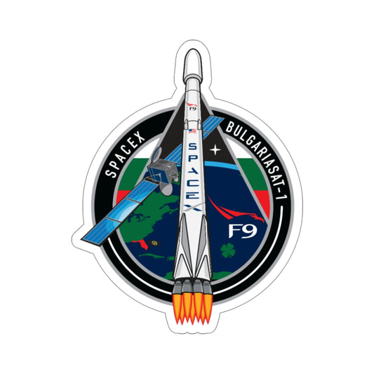 BulgariaSat-1 (SpaceX) STICKER Vinyl Die-Cut Decal-6 Inch-The Sticker Space
