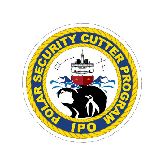 C2495 Polar Security Cutter Program IPO (U.S. Coast Guard) STICKER Vinyl Die-Cut Decal-6 Inch-The Sticker Space