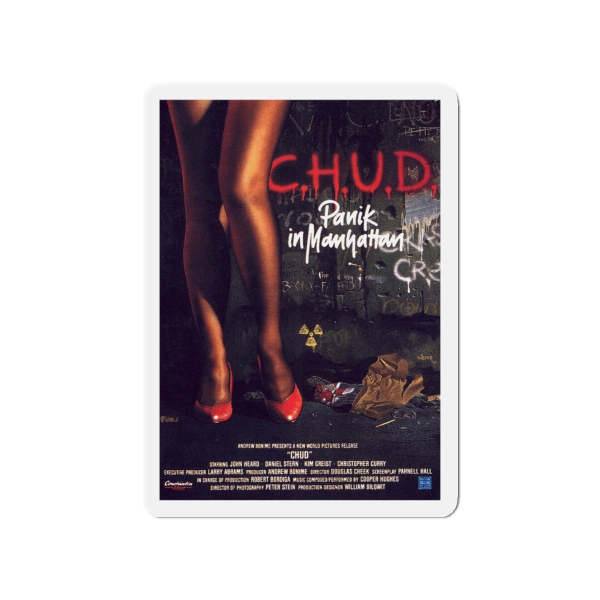 C.H.U.D. (2) 1984 Movie Poster - Die-Cut Magnet-4" x 4"-The Sticker Space