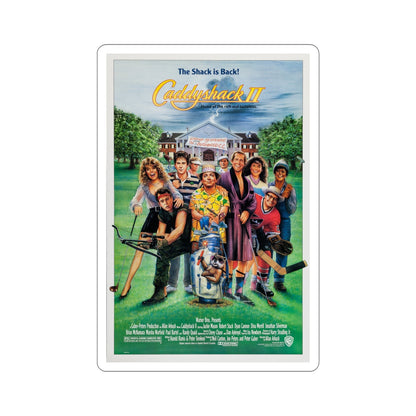 Caddyshack II 1988 Movie Poster STICKER Vinyl Die-Cut Decal-6 Inch-The Sticker Space