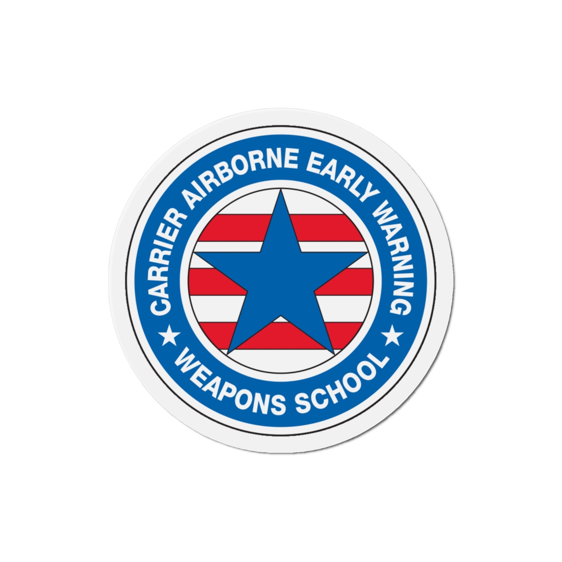 CAEWWS Carrier Airborne Early Warning Weapons School (U.S. Navy) Die-Cut Magnet-4" x 4"-The Sticker Space