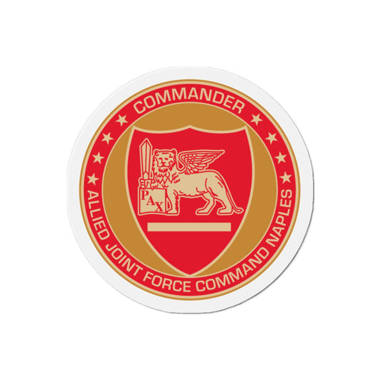 CAJFC Naples Commander Allied Joint Forces (U.S. Navy) Die-Cut Magnet-2" x 2"-The Sticker Space