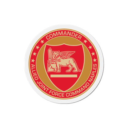 CAJFC Naples Commander Allied Joint Forces (U.S. Navy) Die-Cut Magnet-3" x 3"-The Sticker Space