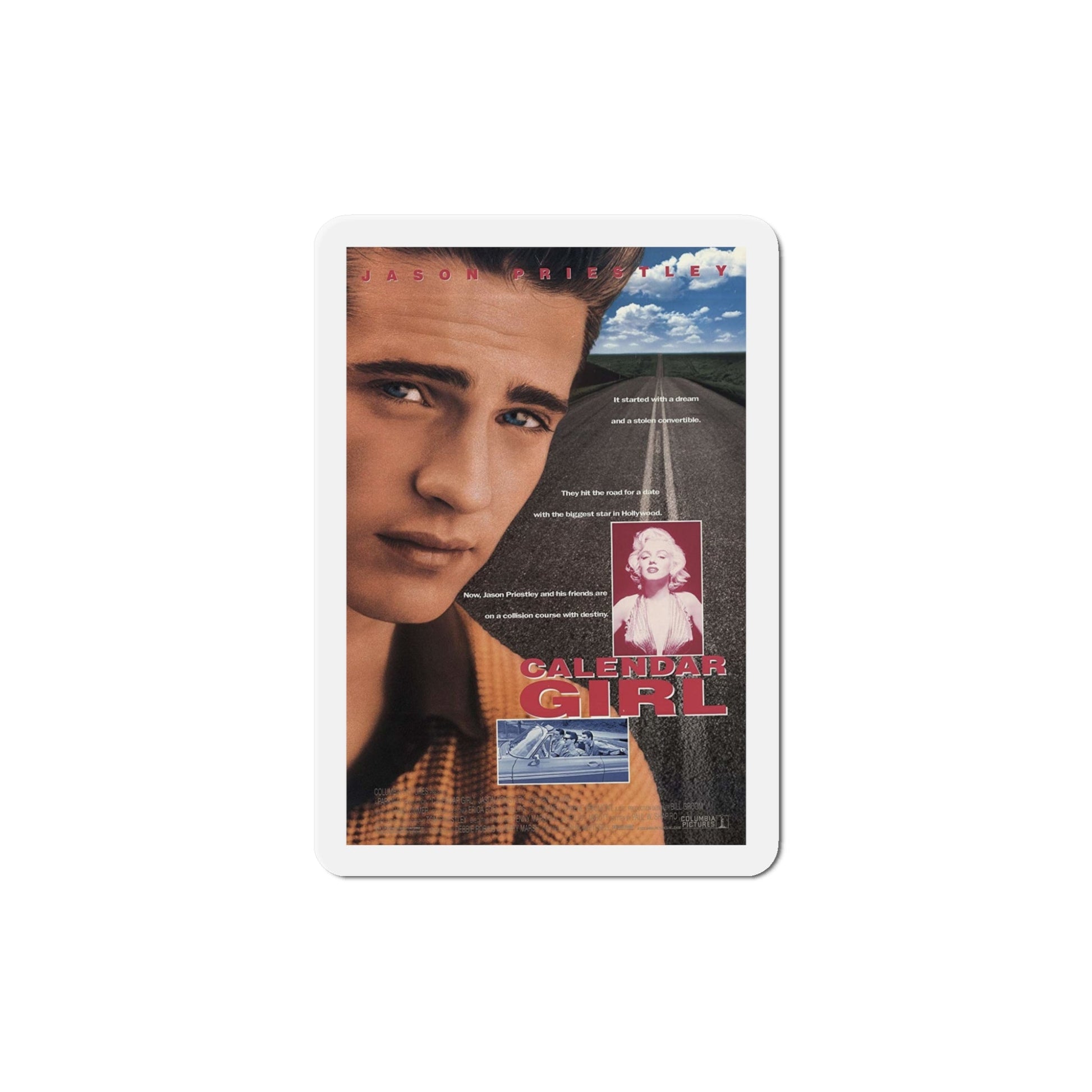 Calendar Girl 1993 Movie Poster Die-Cut Magnet-5" x 5"-The Sticker Space