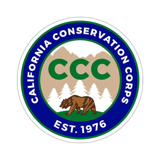 California Conservation Corps STICKER Vinyl Die-Cut Decal-6 Inch-The Sticker Space