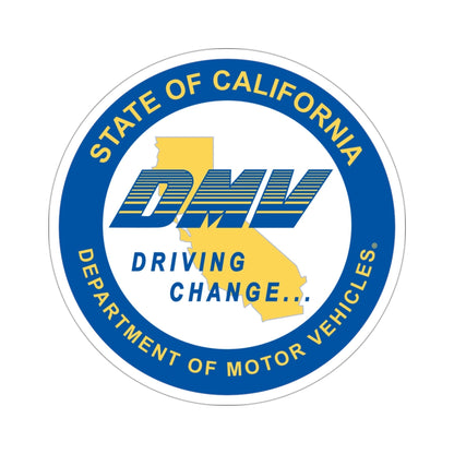 California Department of Motor Vehicles STICKER Vinyl Die-Cut Decal-3 Inch-The Sticker Space
