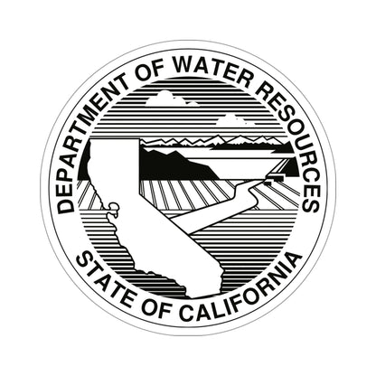 California Department of Water Resources STICKER Vinyl Die-Cut Decal-5 Inch-The Sticker Space