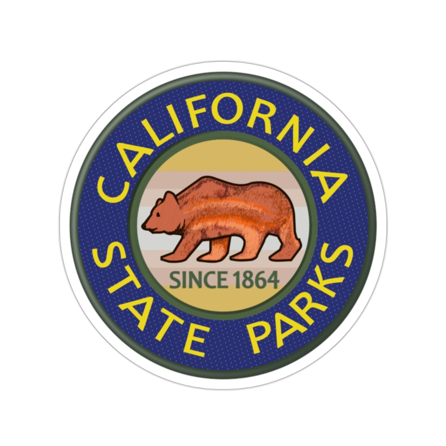 California State Park Ranger STICKER Vinyl Die-Cut Decal-2 Inch-The Sticker Space