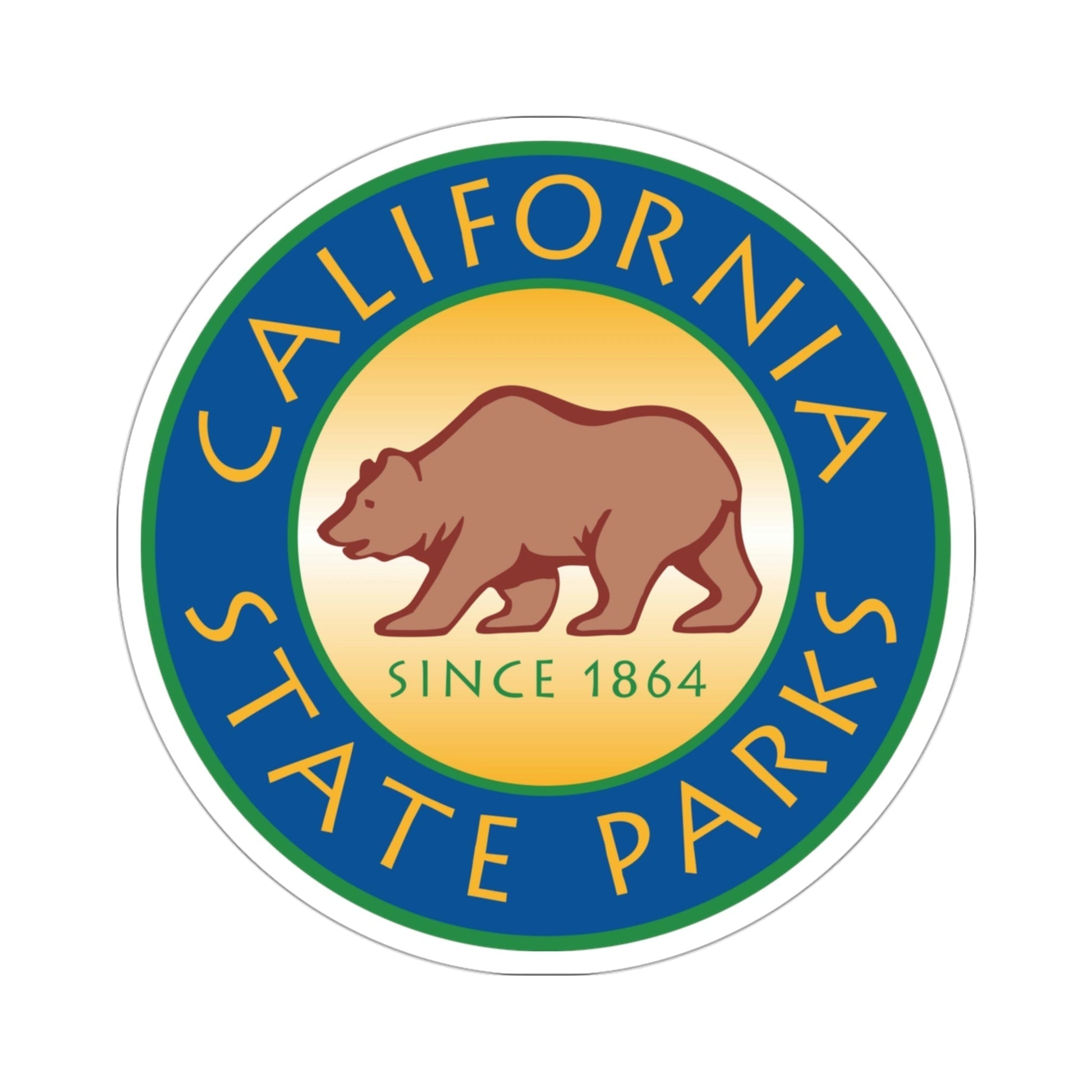 California State Parks STICKER Vinyl Die-Cut Decal-3 Inch-The Sticker Space