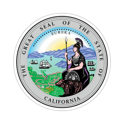California State Seal STICKER Vinyl Die-Cut Decal-5 Inch-The Sticker Space