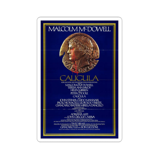 Caligula 1980 Movie Poster STICKER Vinyl Die-Cut Decal-2 Inch-The Sticker Space