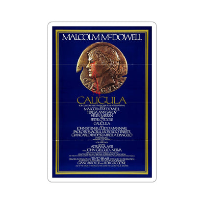Caligula 1980 Movie Poster STICKER Vinyl Die-Cut Decal-4 Inch-The Sticker Space