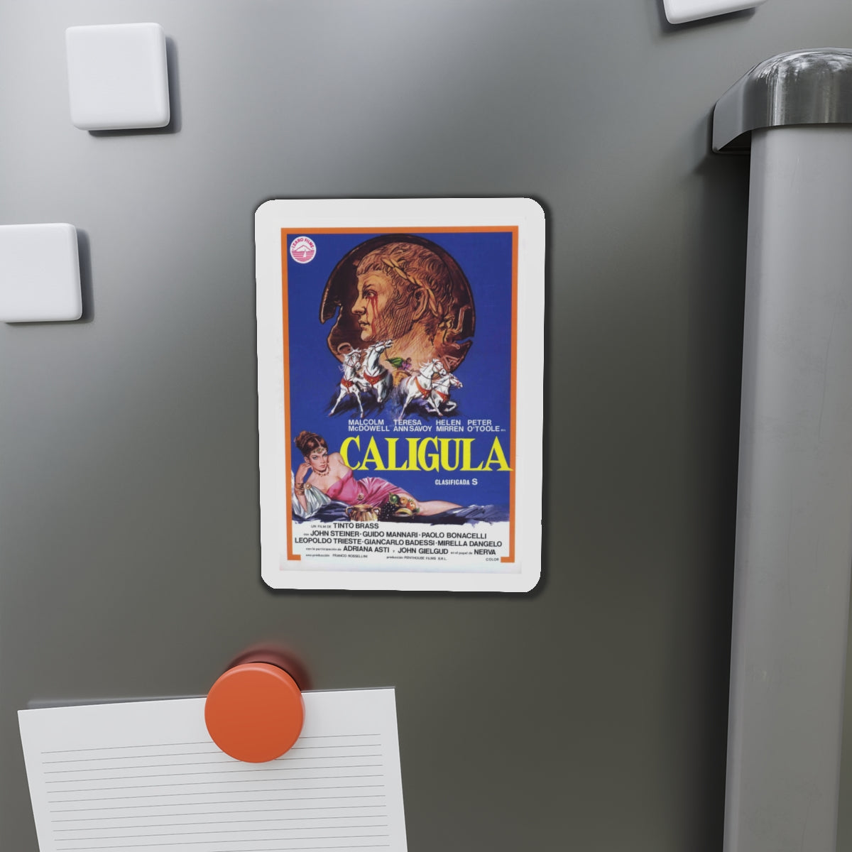 CALIGULA (2) 1979 Movie Poster - Die-Cut Magnet-The Sticker Space