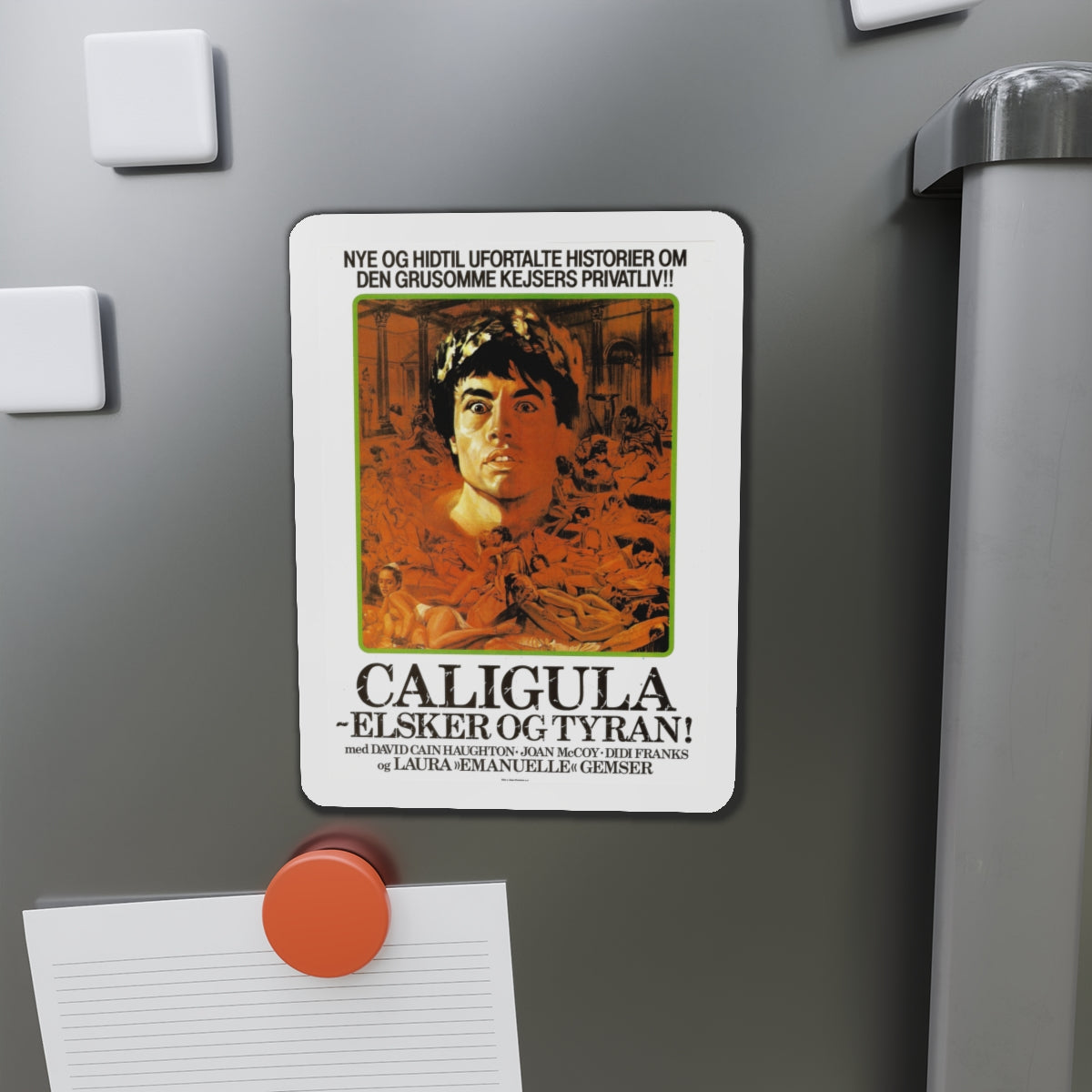 CALIGULA THE UNTOLD STORY (DANISH) 1982 Movie Poster - Die-Cut Magnet-The Sticker Space