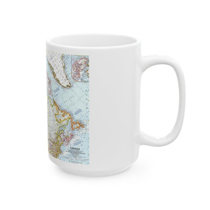 Canada (1961) (Map) White Coffee Mug-The Sticker Space