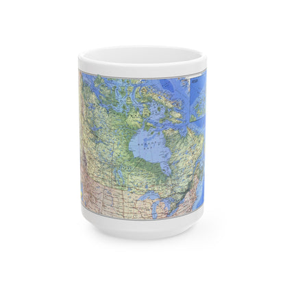 Canada (1985) (Map) White Coffee Mug-15oz-The Sticker Space
