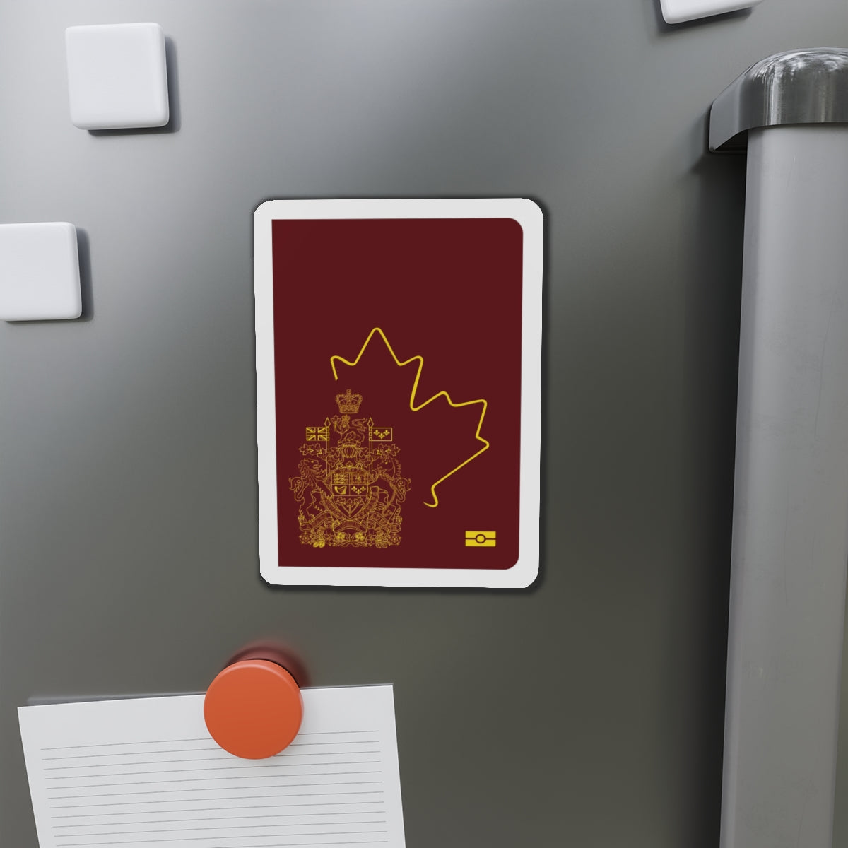 Canadian Diplomatic Passport - Die-Cut Magnet-The Sticker Space