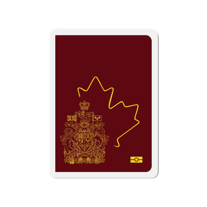 Canadian Diplomatic Passport - Die-Cut Magnet-4" x 4"-The Sticker Space