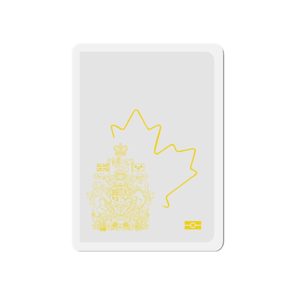 Canadian Emergency Passport - Die-Cut Magnet-5" x 5"-The Sticker Space