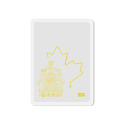 Canadian Emergency Passport - Die-Cut Magnet-6 × 6"-The Sticker Space