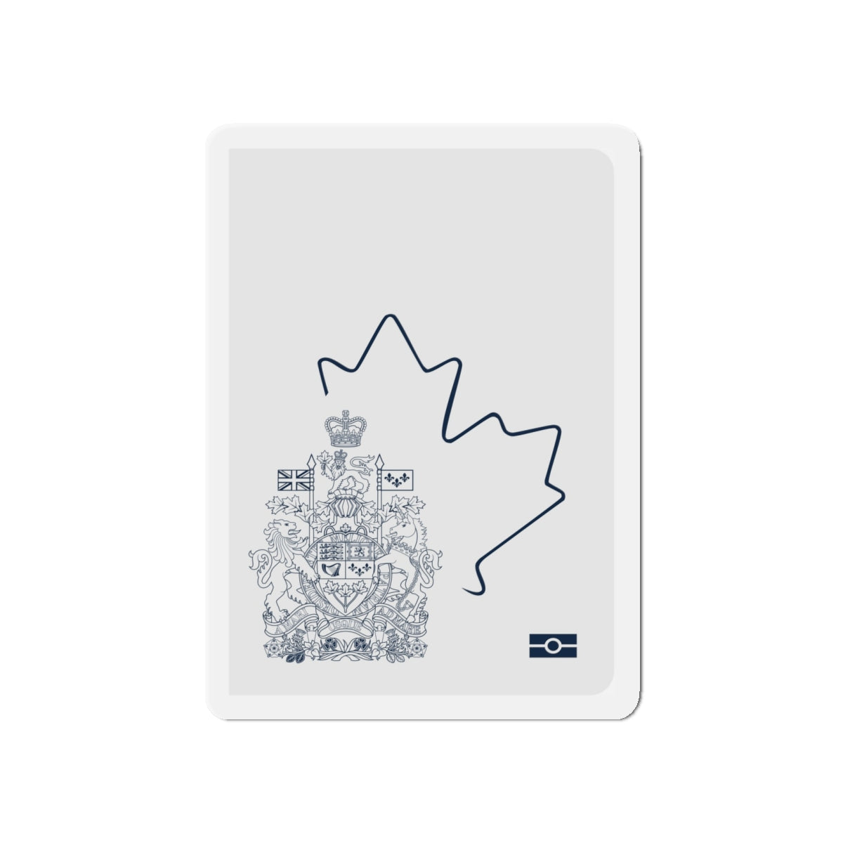 Canadian Emergency Travel Document - Die-Cut Magnet-5" x 5"-The Sticker Space