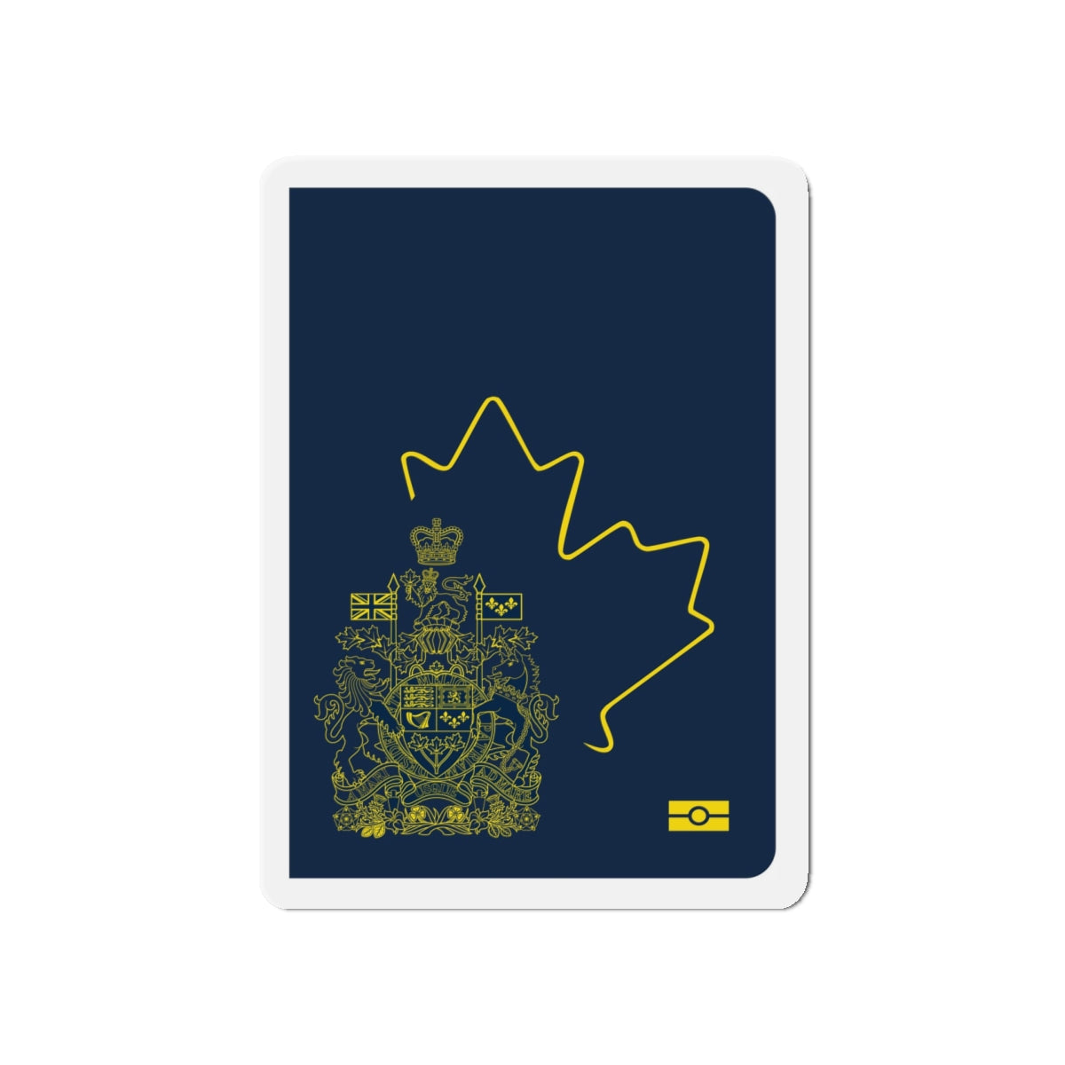 Canadian Passport - Die-Cut Magnet-5" x 5"-The Sticker Space