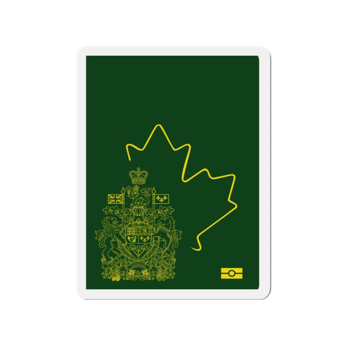 Canadian Special Passport - Die-Cut Magnet-2" x 2"-The Sticker Space