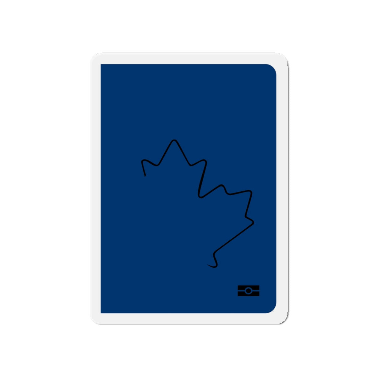 Canadian Travel Document - Die-Cut Magnet-4" x 4"-The Sticker Space