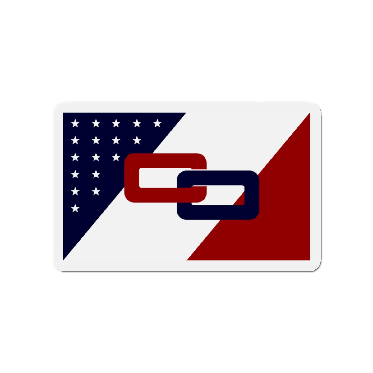 Canton Ohio Flag - Die-Cut Magnet-3" x 3"-The Sticker Space