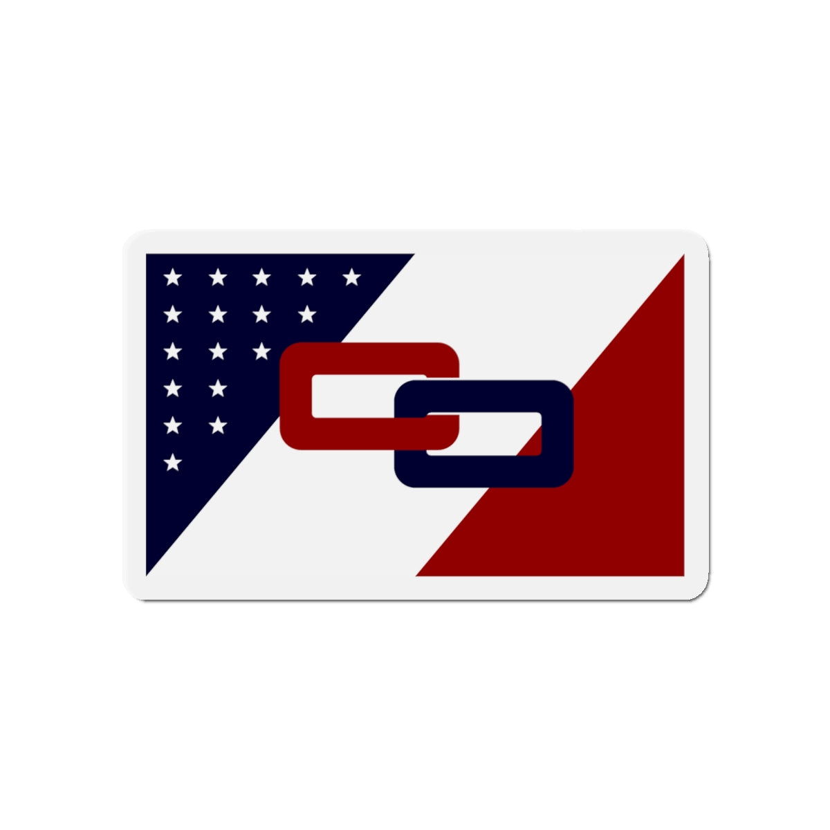Canton Ohio Flag - Die-Cut Magnet-4" x 4"-The Sticker Space