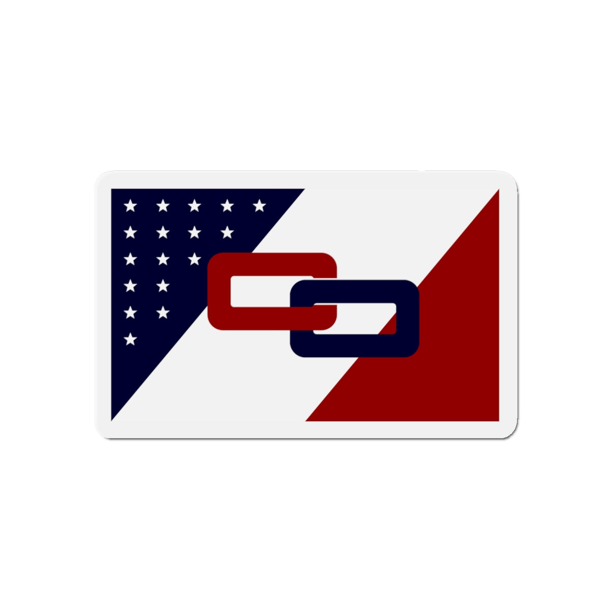 Canton Ohio Flag - Die-Cut Magnet-5" x 5"-The Sticker Space