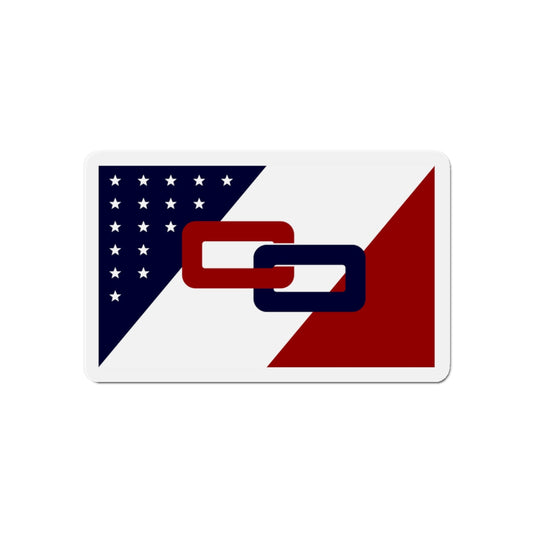 Canton Ohio Flag - Die-Cut Magnet-6 × 6"-The Sticker Space