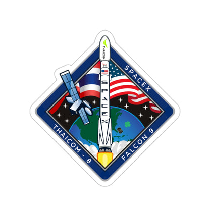 Cape Canaveral Air Force Station Falcon 9 Thaicom 8 (SpaceX) STICKER Vinyl Die-Cut Decal-2 Inch-The Sticker Space