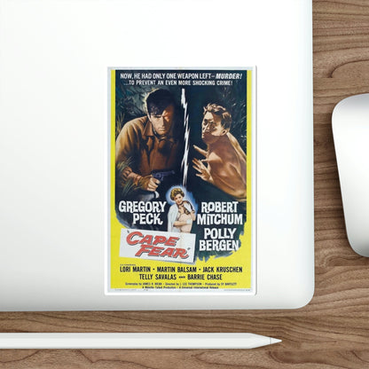 Cape Fear 1962 Movie Poster STICKER Vinyl Die-Cut Decal-The Sticker Space