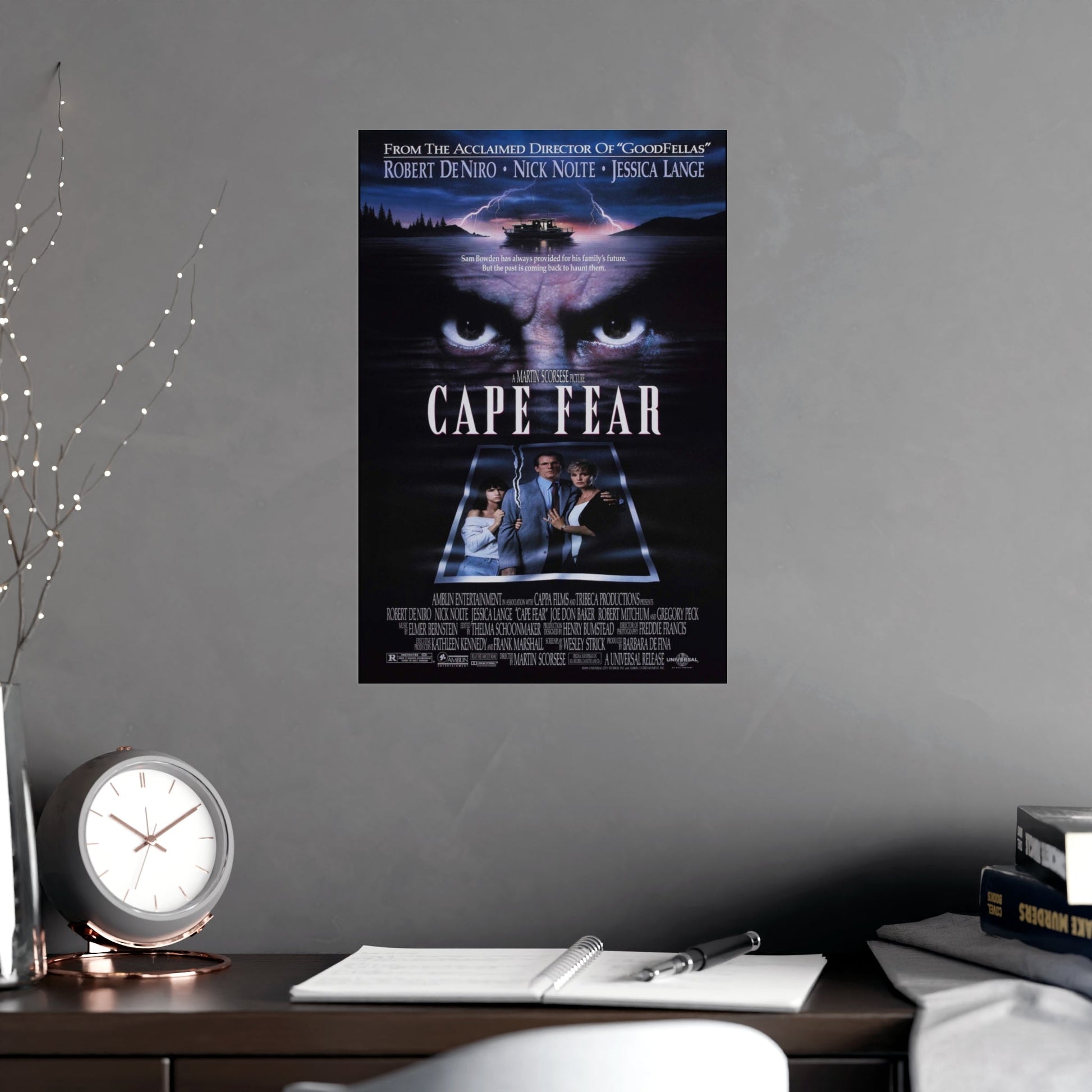 Cape Fear 1991 - Matte Paper Movie Poster-The Sticker Space