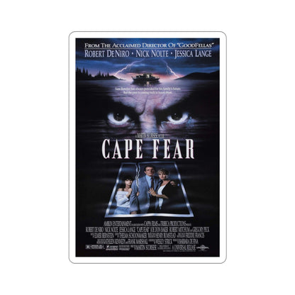 Cape Fear 1991 Movie Poster STICKER Vinyl Die-Cut Decal-4 Inch-The Sticker Space