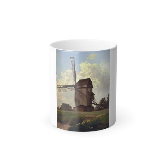 Carl Coven Schirm (1852-1928) Old Mill - 1910 - Color Changing Mug 11oz-11oz-The Sticker Space